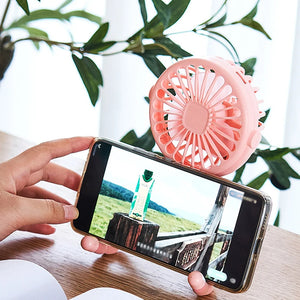 Portable Clip-On Stroller Fan for Baby – USB Rechargeable, 3 Speeds